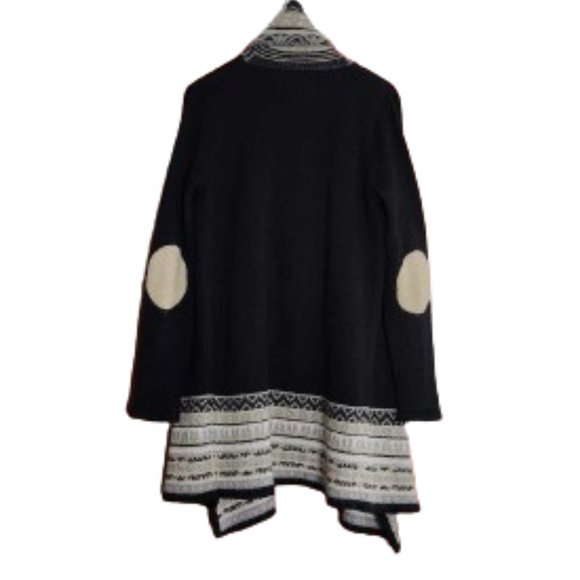 Kensie black open front knit cardigan - Picture 4 of 12